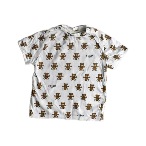 A White Short Sleeve T Shirts from Fendi in size 6-12M for neutral. (Front View)