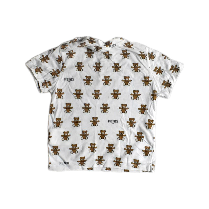 A White Short Sleeve T Shirts from Fendi in size 6-12M for neutral. (Back View)
