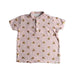 A Pink Short Sleeve Shirts from Le Petit Society in size 6T for boy. (Front View)