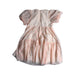 A Pink Short Sleeve Dresses from Seed in size 5T for girl. (Back View)