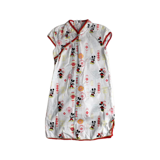 A White Short Sleeve Dresses from Disney X Elly in size 5T for girl. (Front View)