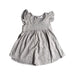 A Grey Short Sleeve Dresses from Jamie Kay in size 3T for girl. (Front View)