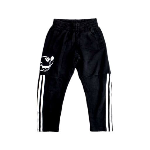 A Black Sweatpants from Adidas in size 4T for boy. (Front View)