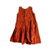A Orange Sleeveless Dresses from Seed in size 2T for girl. (Front View)