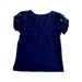 A Navy Short Sleeve Tops from Milkshake in size 5T for girl. (Back View)