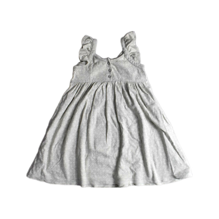 A Grey Sleeveless Dresses from Jamie Kay in size 5T for girl. (Front View)