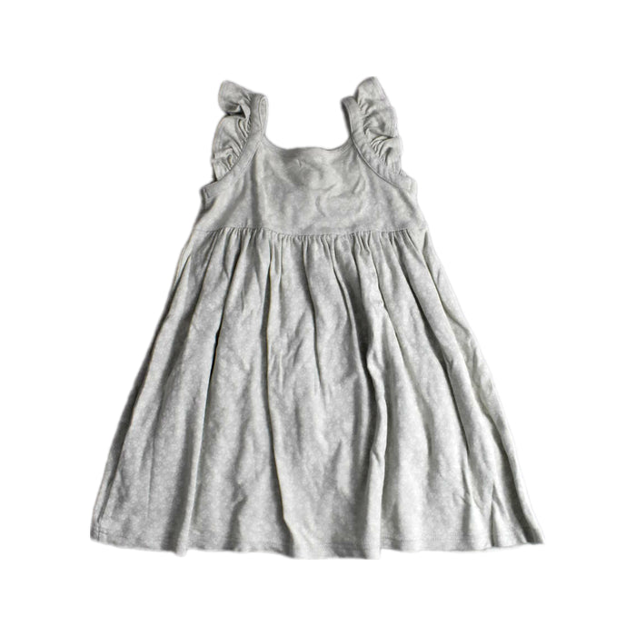 A Grey Sleeveless Dresses from Jamie Kay in size 5T for girl. (Back View)
