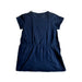 A Navy Short Sleeve Dresses from Fendi in size 3T for girl. (Back View)