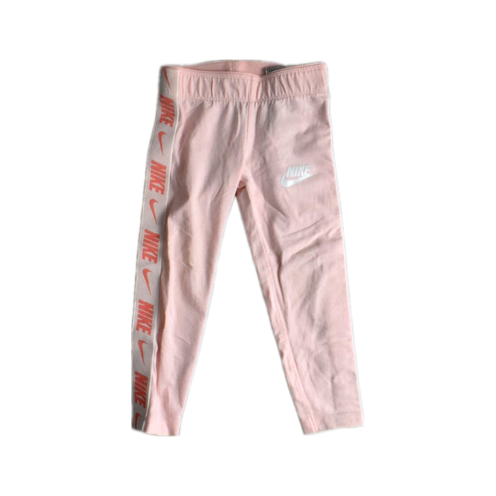A Pink Leggings from Nike in size 3T for girl. (Front View)