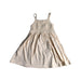 A Ivory Sleeveless Dresses from Jamie Kay in size 3T for girl. (Front View)