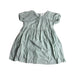 A Green Short Sleeve Dresses from Our Mini Nature in size 4T for girl. (Front View)
