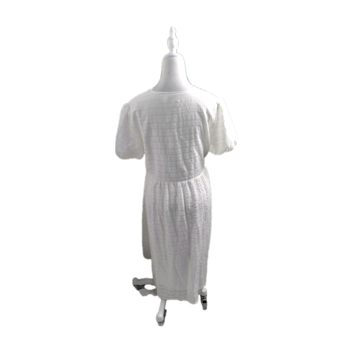 A White Short Sleeve Dresses from Dear in size Maternity-XL for maternity. (Back View)