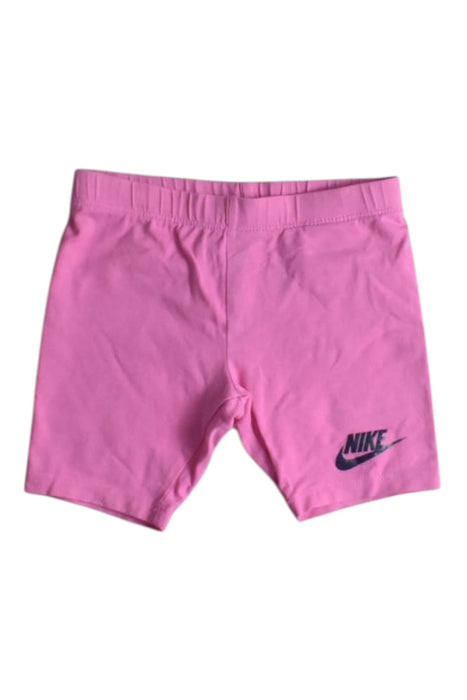 A Pink Shorts from Nike in size 5T for girl. (Front View)