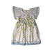A White Short Sleeve Dresses from Our Mini Nature in size 3T for girl. (Front View)