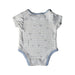 A Blue Short Sleeve Bodysuits from Mothercare in size 0-3M for boy. (Back View)