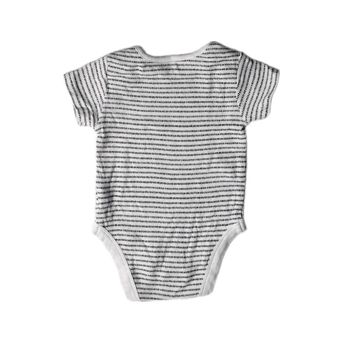 A White Short Sleeve Bodysuits from Mothercare in size 6-12M for boy. (Back View)