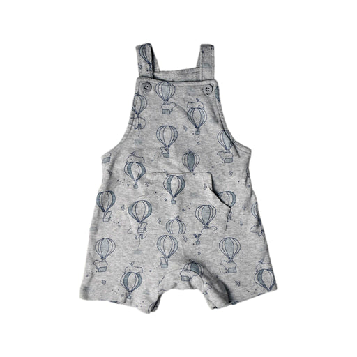 A Grey Overall Shorts from Mothercare in size 0-3M for boy. (Front View)