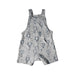 A Grey Overall Shorts from Mothercare in size 0-3M for boy. (Front View)