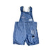 A Blue Overall Shorts from Mothercare in size 0-3M for boy. (Front View)