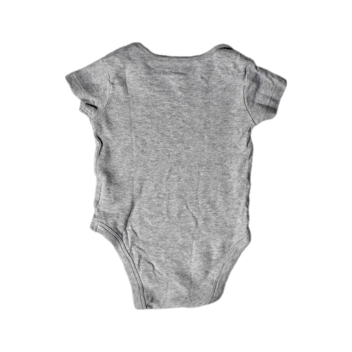 A Grey Short Sleeve Bodysuits from Mothercare in size 6-12M for neutral. (Back View)