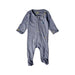 A Blue Onesies from Le Petit Society in size 0-3M for boy. (Front View)