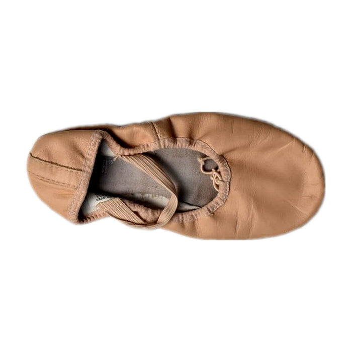 A Beige Flats from Bloch in size 3T for girl. (Front View)