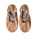 A Beige Flats from Bloch in size 3T for girl. (Back View)