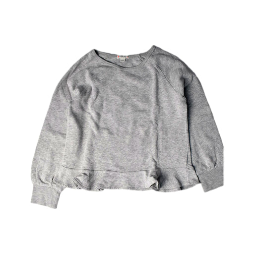 A Grey Crewneck Sweatshirts from Crewcuts in size 10Y for girl. (Front View)