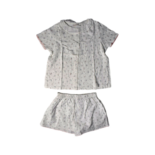 A White Pyjama Sets from Cyrillus in size 10Y for girl. (Front View)