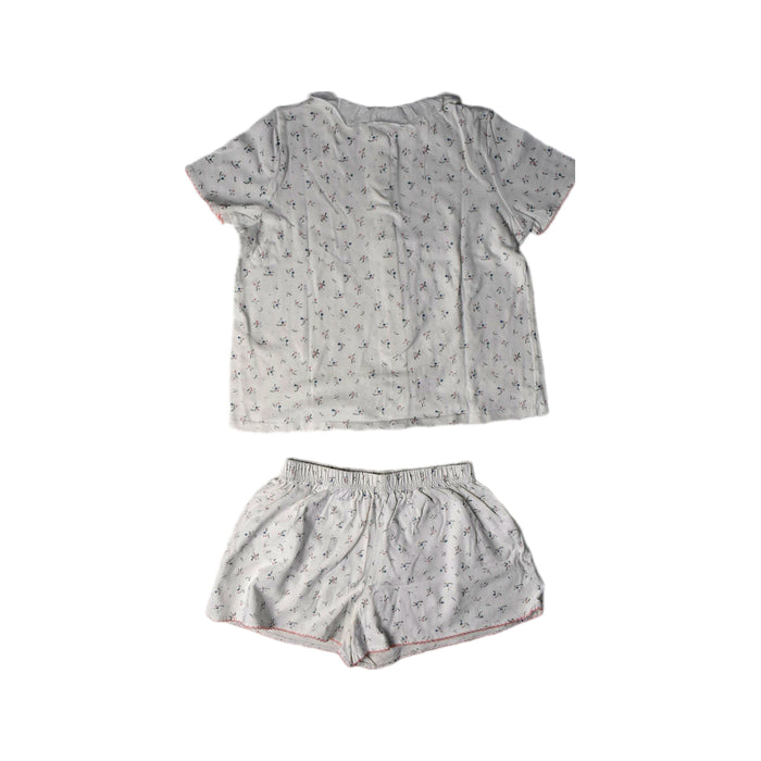 A White Pyjama Sets from Cyrillus in size 10Y for girl. (Back View)