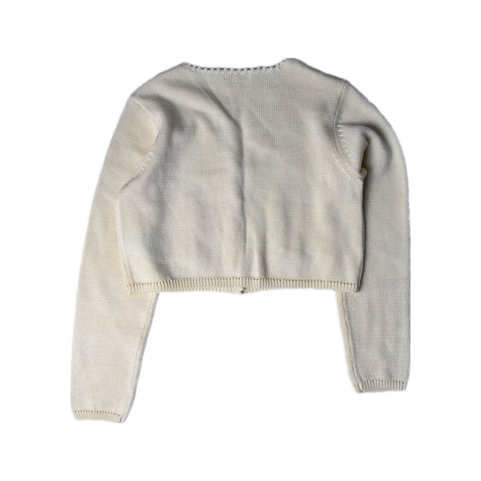 A Ivory Cardigans from Nicholas & Bears in size 12Y for girl. (Back View)