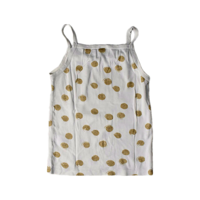 A White Sleeveless Tops from Petit Bateau in size 10Y for girl. (Back View)