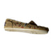 A Beige Slip Ons from Skechers in size 12Y for girl. (Front View)