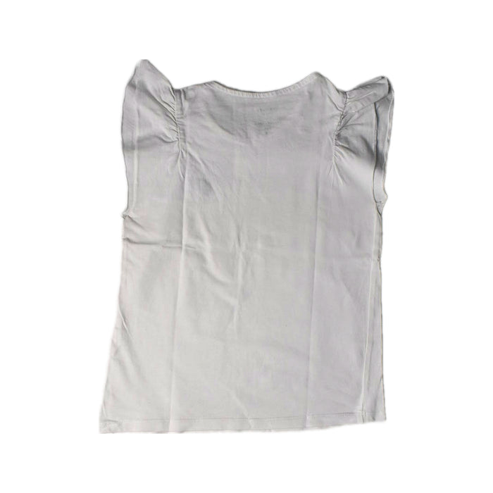 A White Sleeveless Tops from Cyrillus in size 8Y for girl. (Back View)