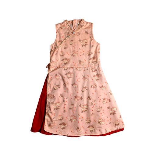 A Pink Sleeveless Dresses from Elly in size 8Y for girl. (Front View)