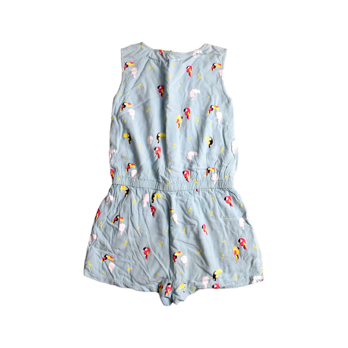 A Blue Sleeveless Rompers from Elly in size 10Y for girl. (Back View)