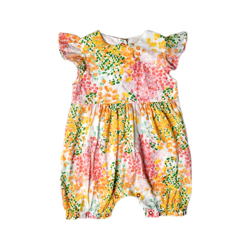 A Multicolour Sleeveless Rompers from Hannabe in size 6-12M for girl. (Front View)