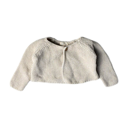 A Ivory Cardigans from Gocco in size 0-3M for girl. (Front View)