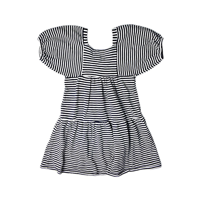 A Black Short Sleeve Dresses from Seed in size 9Y for girl. (Back View)