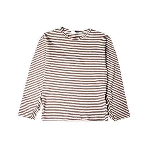 A White Long Sleeve T Shirts from Le Petit Coco in size 10Y for girl. (Front View)