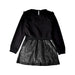 A Black Long Sleeve Dresses from Relish in size 10Y for girl. (Back View)
