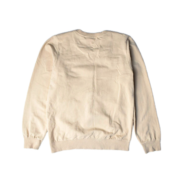 A Beige Crewneck Sweatshirts from Mini Rodini in size 7Y for girl. (Back View)