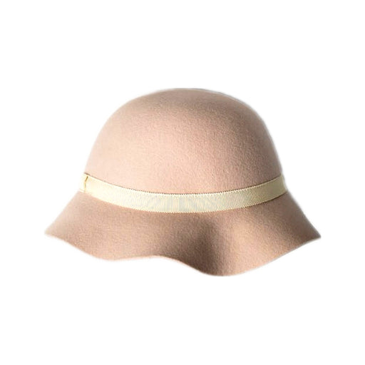 A Beige Sun Hats from Bonpoint in size 3T for girl. (Front View)