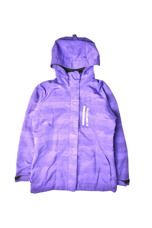 A Purple Rain Jackets from Adidas in size 12Y for neutral. (Front View)