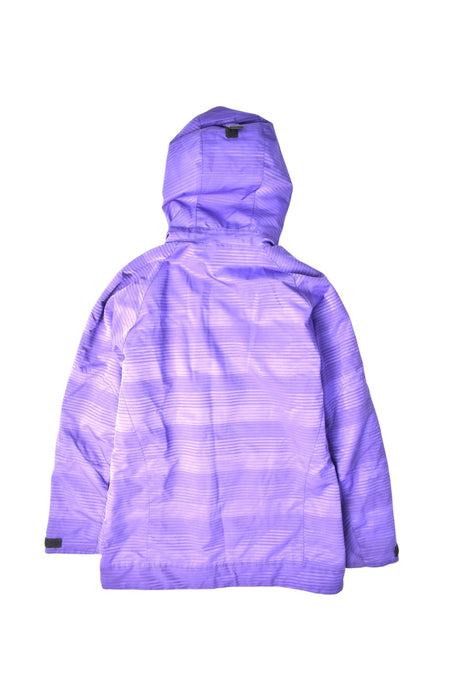 A Purple Rain Jackets from Adidas in size 12Y for neutral. (Back View)