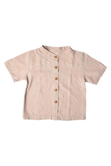 A Peach Short Sleeve Shirts from Merry Berries in size 3T for girl. (Front View)