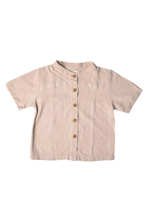 A Peach Short Sleeve Shirts from Merry Berries in size 3T for girl. (Front View)