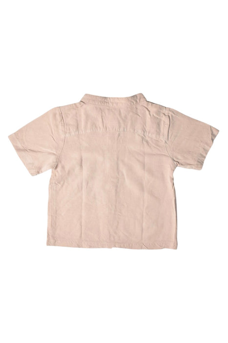 A Peach Short Sleeve Shirts from Merry Berries in size 3T for girl. (Back View)