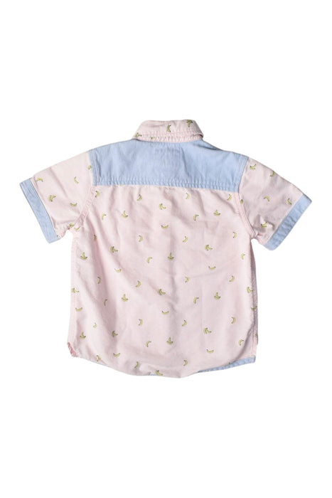 A Pink Short Sleeve Shirts from Gingersnaps in size 4T for boy. (Back View)
