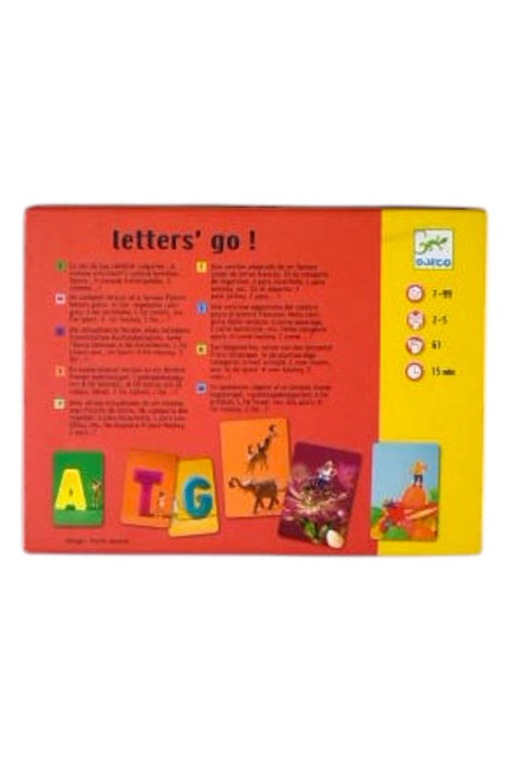 A Red Board Games & Puzzles from Djeco in size O/S for neutral. (Back View)